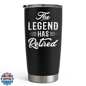 SANDJEST Ruhestand Geschenke für Kollegen, Kollegen - The Legend H - Bild 1 von 5