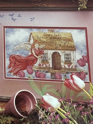 Angel Cottage Cross Stitch Pattern Pages From Book - Image 1 of 4