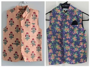 Bundle Of 2 Pakistani little boy waist coat/vest Size 5-6 Years - Picture 1 of 7