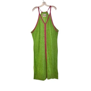 Pitusa OSFA Peru Mint Green Inca Maxi Sun Dress Swim Cover Beach Vacation - Picture 1 of 10