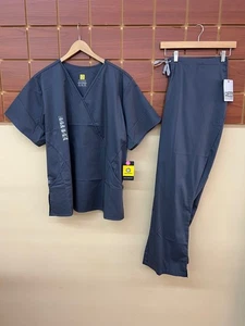 Nuevo Conjunto Médico Wink Pewter Sólido con Top 3XL y Pantalones 3XL ¡NUEVO CON ETIQUETAS! - Imagen 1 de 1