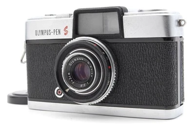 CLA'd [N COMO NUEVO++] OLYMPUS PEN S 35mm Medio Marco Cámara 30mm 3cm f2.8 De JAPÓN Foto 1 de 4