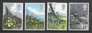 Grande Bretagne fleurs série de 4 timbres neufs MNH /TE5730 - Imagen 1 de 1