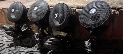  Par de Altavoces Cerrados Kicker Moto PSM 3" 42 Negro Brillante 4 Ohm Foto 1 de 4