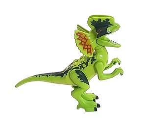 LEGO Jurassic World Bright Green Raptor Dilophosaurus Dinosaur 75916 Dilo01 - Picture 1 of 13