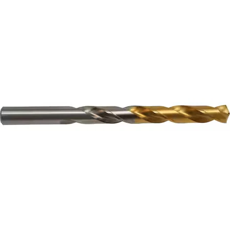 Cle-Line C66051 Let-W Hsco Tin-Tipped 135 Degree Heavy-Duty Jobber Length Drill