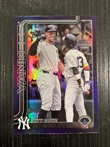 Aggiornamento Topps 2025 Aaron Judge lamina viola / 250 numeri corrispondenti! City Boys con Jazz - Foto 1 di 7