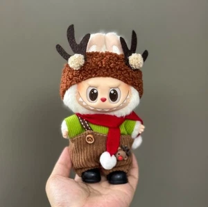 (No Doll)Compatibie Christmas Set for LABUFU Replacing Clothes Hat Shoes Overall - Picture 1 of 4
