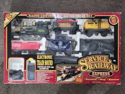 Service Railway Express G Scale Train Set Remote Control Battery Powered Tested - Image 1 of 4