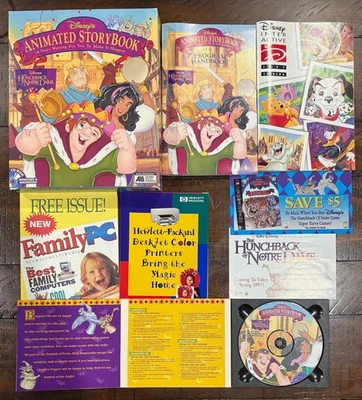 Disney's Hunchback of Notre Dame Animated Storybook CD PC Game 1996 Complete CIB - Image 1 of 2