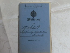 Passaporto Militare 3° Th. Inf. Rgt. 71 Tedesco 1 WK - Picture 1 of 9