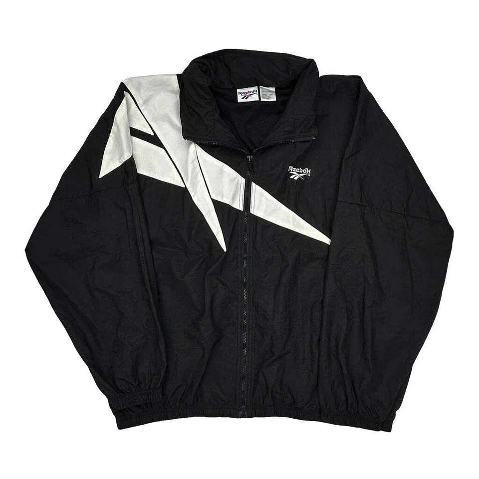 Cortavientos Reebok Graphic - 2XL Negro Nylon Foto 1 de 4