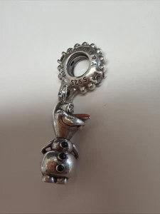 CIONDOLO PENDENTE PANDORA DISNEY FROZEN OLAF S925 - Foto 1 di 3