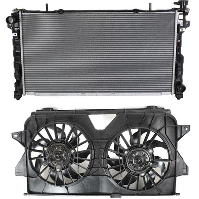 Radiator and Cooling Fan Assembly Kit For 05-07 Town & Country Grand Caravan Foto 1 de 4