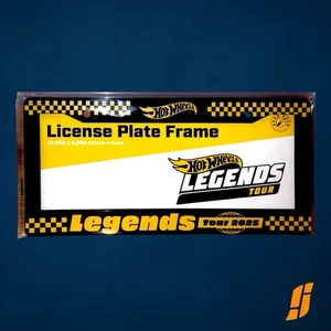 HOTWHEELS LEGENDS TOUR 2025 LICENSE PLATE FRAME NEW - Picture 1 of 2