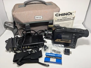 CHINON Pocket 8 C8-C60 Videokamera 6X Zoom 1980er Full Set mit Tasche wie besehen - Bild 1 von 6