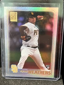 Ryan Weathers 2020 Topps Holo Foilboard #6/150 - San Diego Padres - Picture 1 of 2