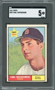 1961 Topps Carl Yastrzemski #287 SGC 5 - Foto 1 di 2
