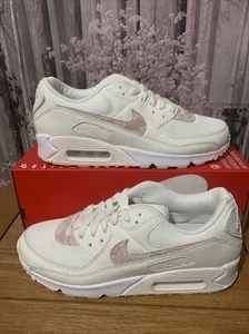Nike Air Max 90 AX Leopard Erwachsene Größe UK 9 EU 44 US 10 DH4115-101  - Bild 1 von 7