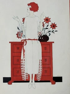 Original Artwork Shop Display Card JESSIE ISABEL GARROW Glasgow School of Art - Picture 1 of 5