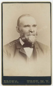 HERRON HERON John b 1830 CDV foto Irlanda Troy NY Anna SCHMIDT David William - Foto 1 di 2