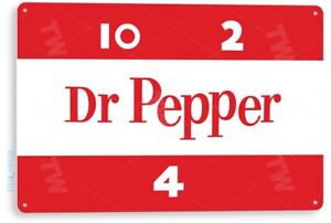 Dr Pepper Retro Cola Soda Bar Znak sklepowy Kuchnia Domek Jaskinia Blaszany znak C288 
