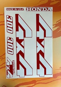TRX 300 Fender Decal Set TRX300FW TRX300 Fourtrax Passion Red 1994-1998 - Picture 1 of 2