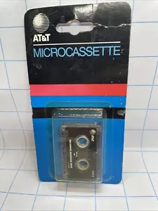 AT&T Microcassette Tape MC-60 Answering Machine Incoming Message Tape NOS - Picture 1 of 2