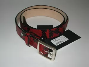 Cintura fidanzato in pelle rossa Rag & Bone. S, M. - Foto 1 di 1