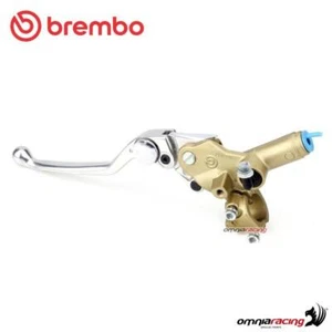 axial clutch pump Brembo PSC13 mm gold body and silver adjustable lever - Picture 1 of 10