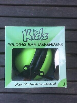 Edz Kidz Kids Folding Ear Defenders Noise Protectors - Green In Box • 11.64€