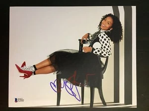 2017 Yara Shahidi Signed 8x10 Photo Autographed COA BAS Beckett Black-ish zoey - Picture 1 of 3