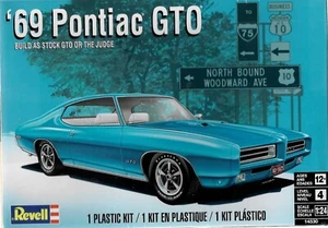 1:24 Revell 14530 11969 Pontiac GTO Kunststoff Modellbausatz 2n1 - Bild 1 von 4