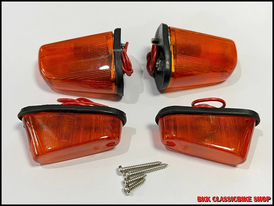 HONDA C100 C102 CA100 CA102 C105 C105T GOMA SEÑAL DE GIRO DELANTERA Y TRASERA GUIÑO Foto 1 de 4