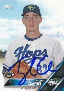 TAYLOR CLARKE HILLSBORO HOPS SIGNED CARD ARIZONA DIAMONDBACKS KANSAS CITY ROYALS - Picture 1 of 1