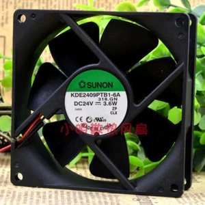 Ventilador de refrigeración inversor Siemens SUNON KDE2409PTB1-6A 24V3.6W 90*90*25 9 cm - Imagen 1 de 6
