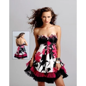 NWT Blush Prom By Alexia Formal Cocktail Evening Floral Tulle Gown Dress Size 2 - Picture 1 of 9