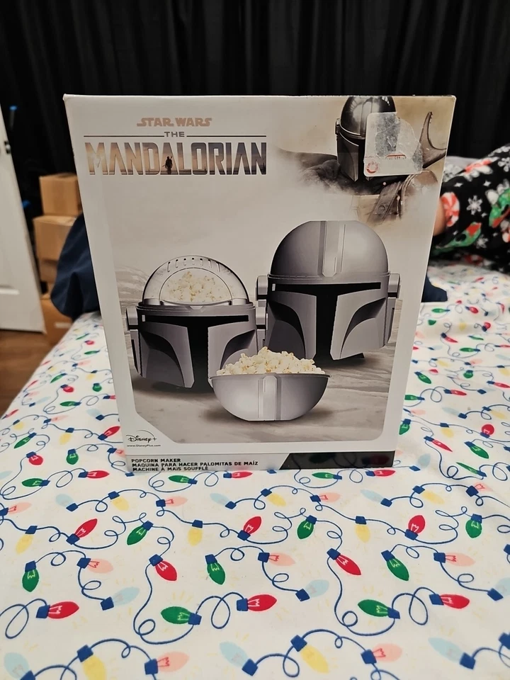 Disney Mandalorian Popcorn Maker Hot Air Style with Removeable Bowl 1 Time