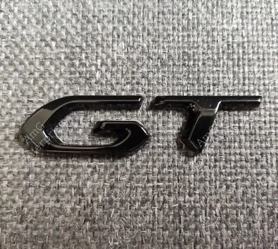 Emblema insignia trasera o lateral GT negro brillante para Peugeot 208 2008 308 3008 5008 508 Foto 1 de 3