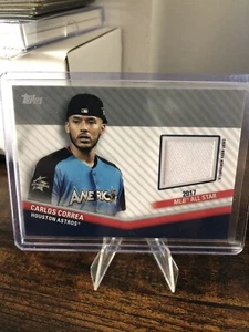 2020 Topps Baseball Update Series - All-Star Stitches Card - Carlos Correa!!! - Picture 1 of 2