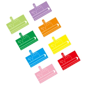 8pcs Finger Focus Spacer Reading Aid for Dyslexia & Handwriting-FN - Picture 1 of 12