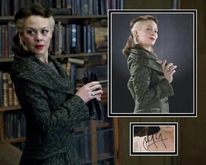 HELEN McCRORY SIGNED HARRY POTTER PHOTO MOUNT - Foto 1 di 1