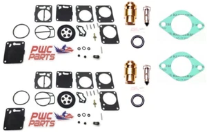 SeaDoo DUAL MIKUNI Carburetor Rebuild Kit Needle Seat Carb Gasket 1995-1997 GTX - Picture 1 of 1