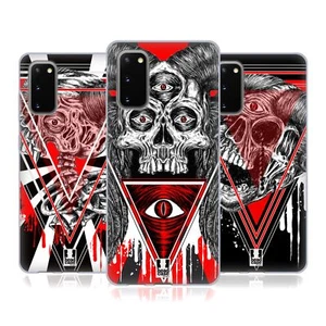 HEAD CASE DESIGNS DEVIL SKULLS SOFT GEL CASE FOR SAMSUNG PHONES 1 - Picture 1 of 10