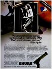1985 Shure Microphone SM57 Billy Squier Print Ad