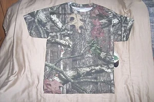 Boys Medium Camo Shirt Mossy Oak Camo Hunting Shirt Camo Tshirt Camouflage Shirt - Picture 1 of 7