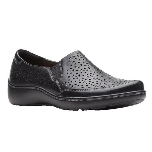 Mocassini Clarks Cora Sky slip on pelle donna taglia 9 NUOVI