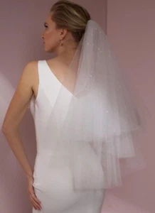 Brautschleier Perlen ivory - Bild 1 von 1