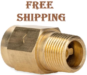 Brass Water Backflow Preventer Check Valve for RV Camper Trailer Motorhome 1/2in - Picture 1 of 5