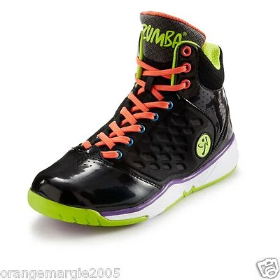 ZUMBA ENERGY PUSH HIGH TOP SHOES TRAINERS HIP HOP Z-Slide DANCE ANY SURFACE - 6  - Image 1 of 4